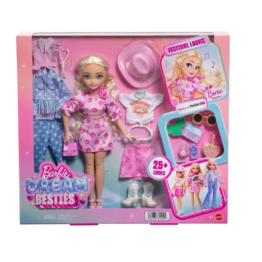 Dream Besties™ Festival Looks Malibu Barbie Doll Set