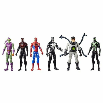 Marvel Spiderman 6 in 1 Figures