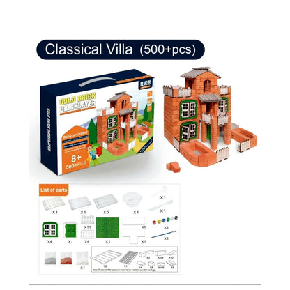 DIY Brick Villa Builder
