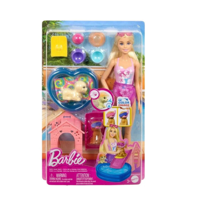 Barbie Puppy Pool Party Set