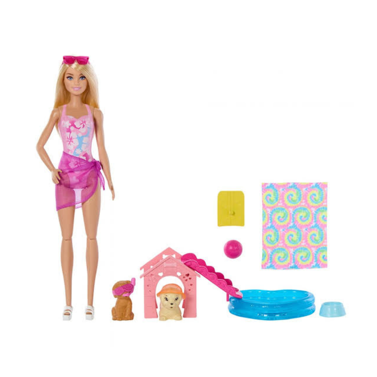 Barbie Puppy Pool Party Set