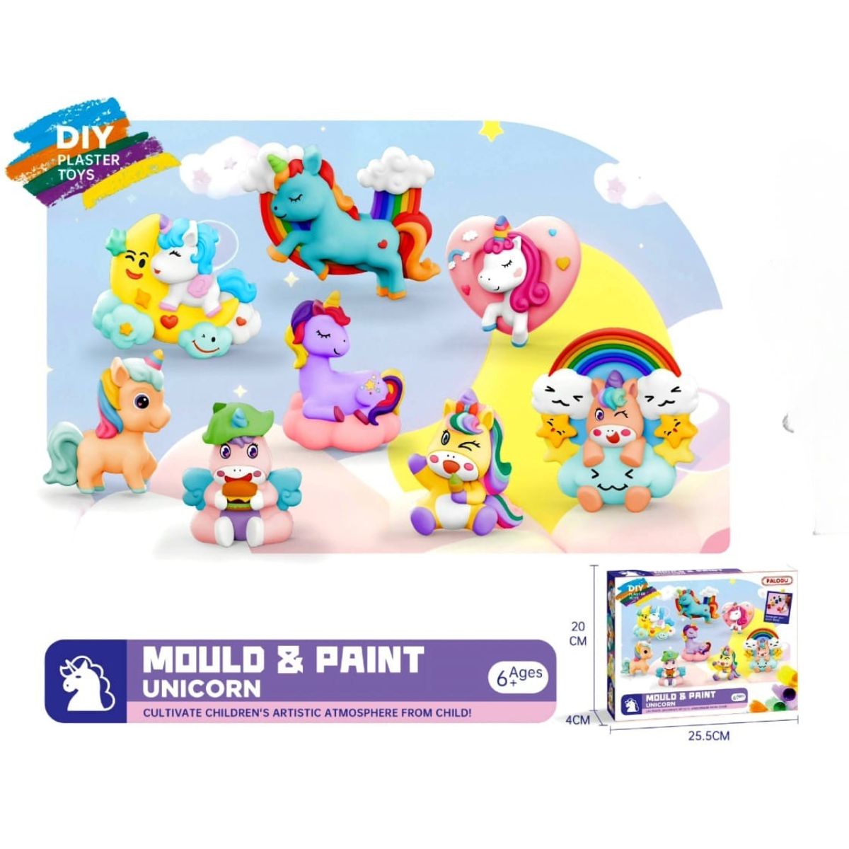 Mould and Paint Unicorn Set